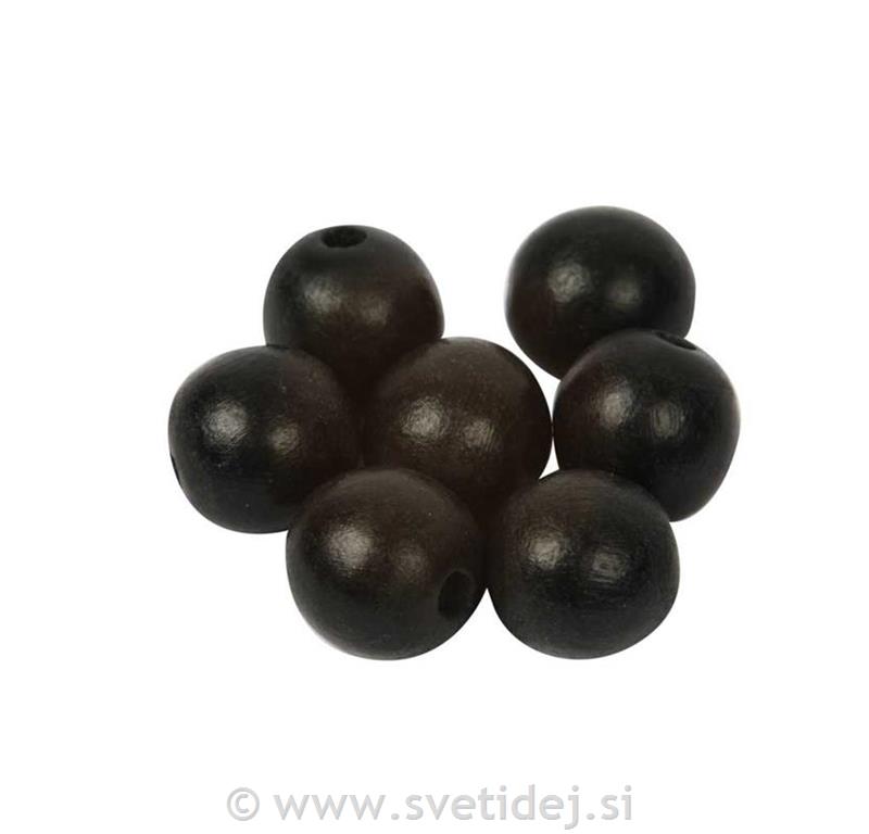 Lesene perle, 14 mm, set 55
