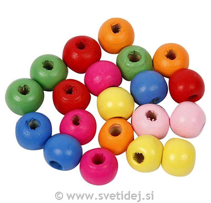 Lesene perle, 10 mm, set 500 g