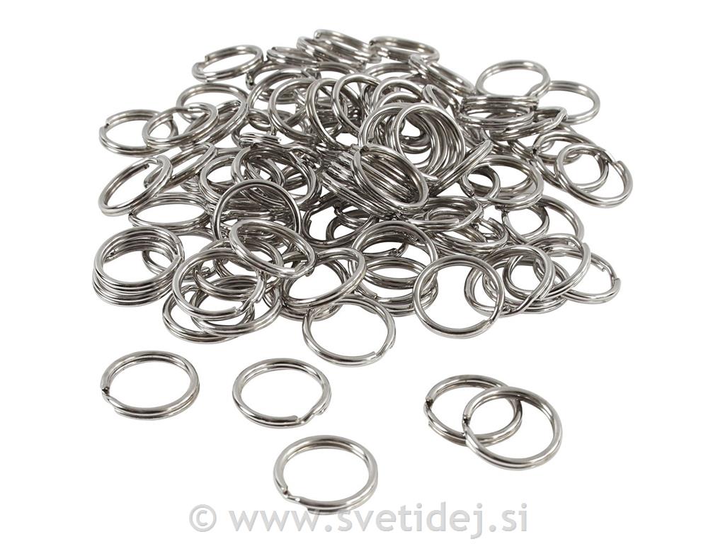 Obročki za ključe 15 mm, set 100