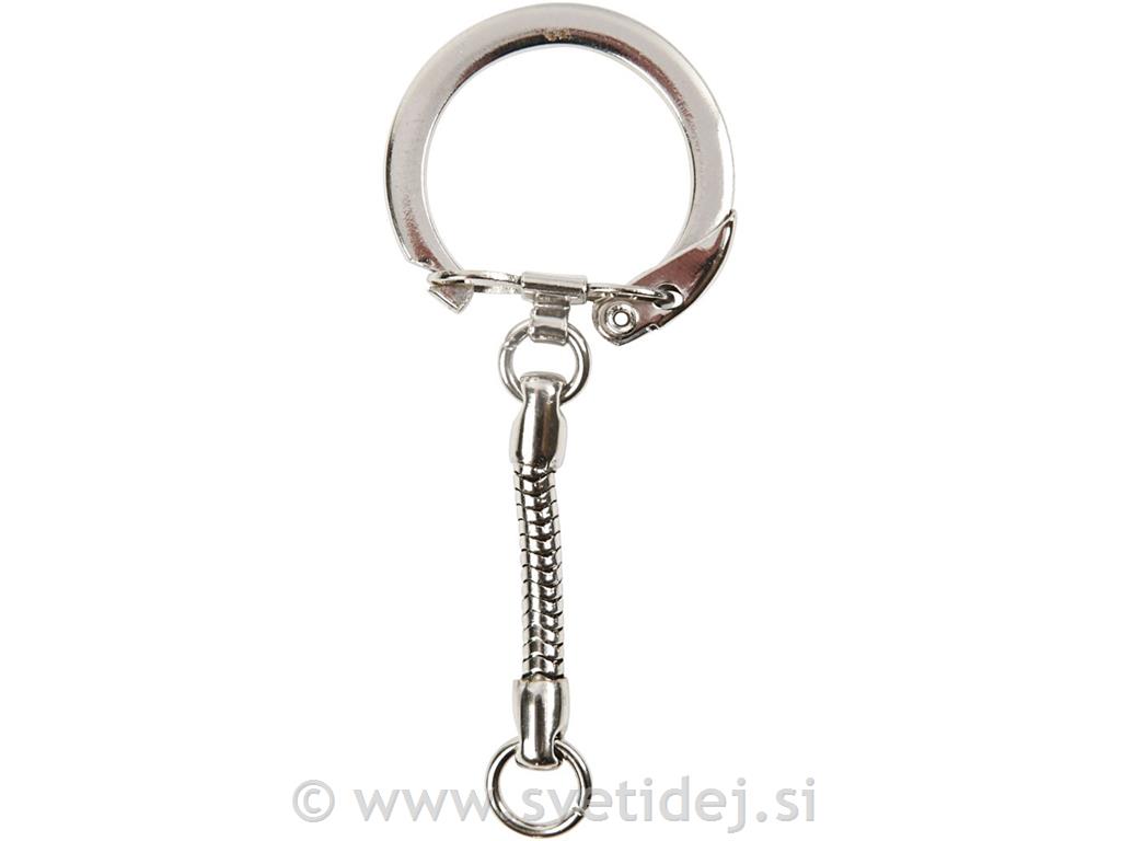 Obesek za ključe 2,3x6 cm, set 5