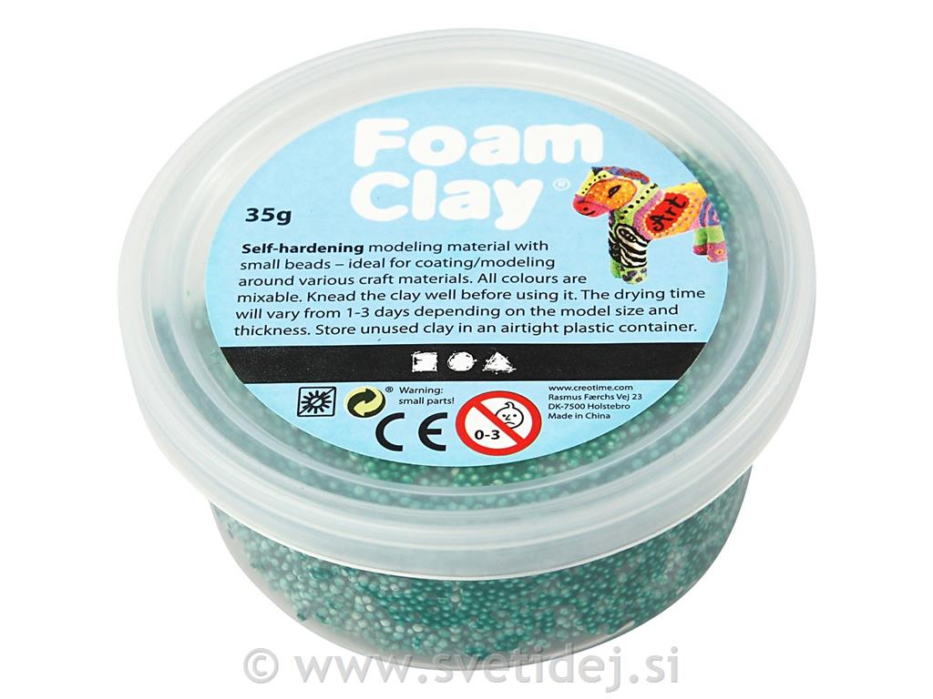 Foam Clay temno zelen 35 g