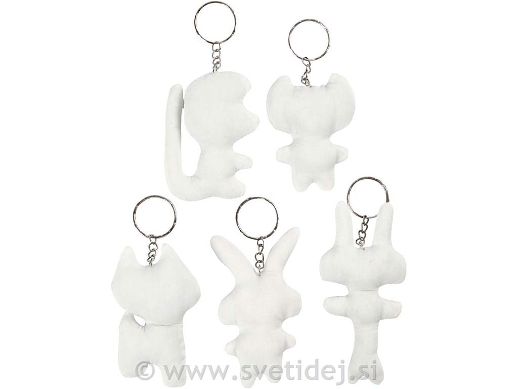 Živalice iz blaga 6-10 cm, set 5