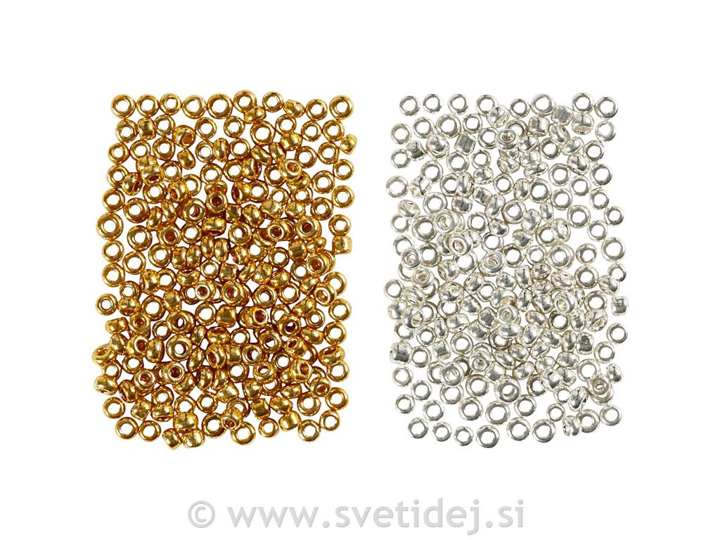 Perlice 2 mm, luknja 0,8 mm, 2x7 g