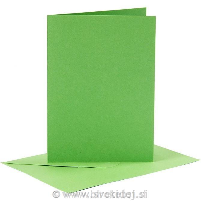 Kuverta&vizitka 11,5x16,5 cm, set 6
