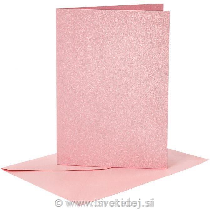 Kuverta&vizitka 11,5x16,5 cm, set 4