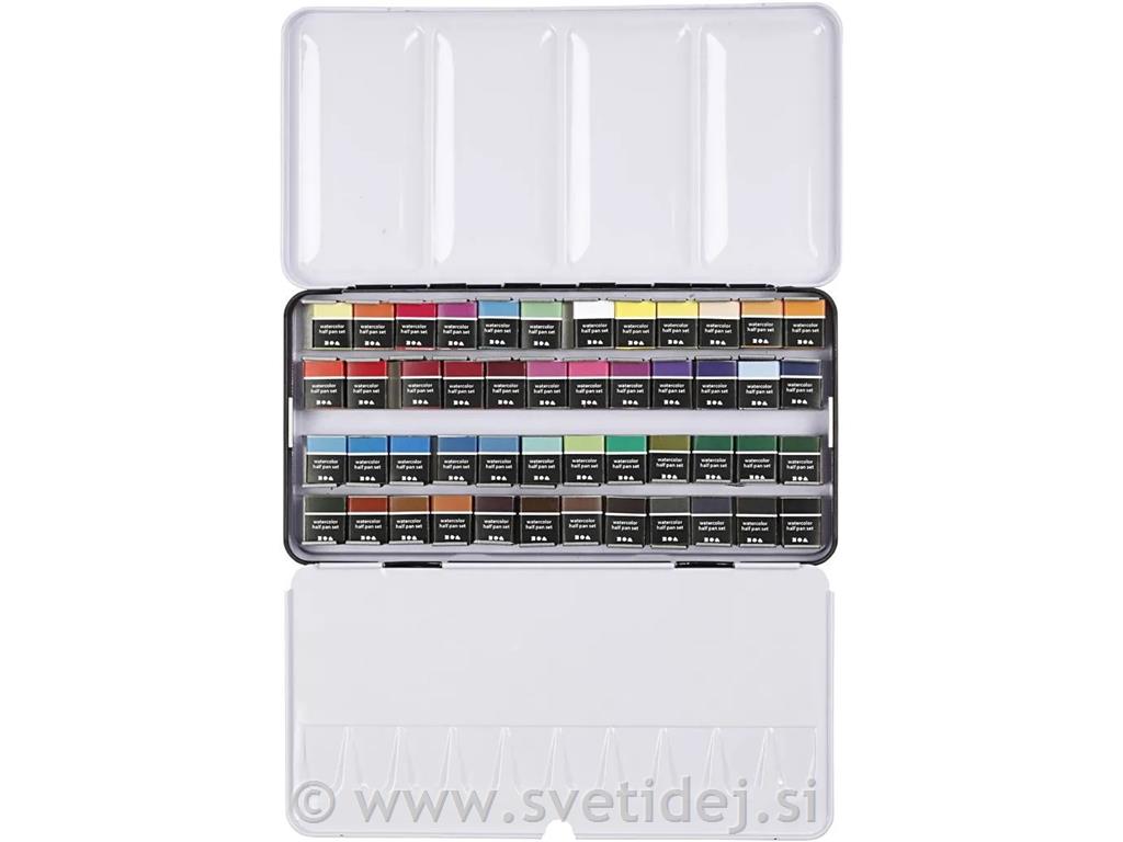 Vodene barvice, set 48