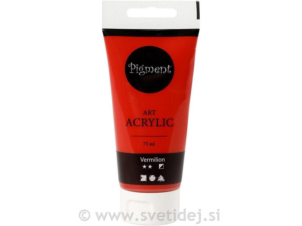 Akrilna barva Pigment Art, 75 ml