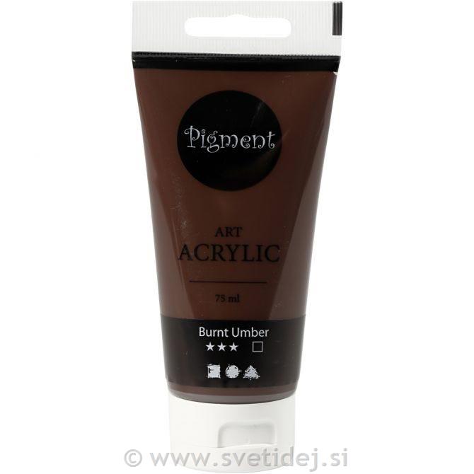 Akrilna barva Pigment Art, 75 ml