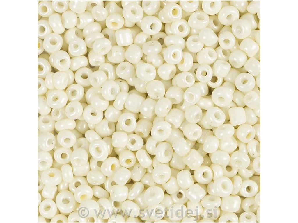 Rocailles perlice 2 mm, beige, set 25 g