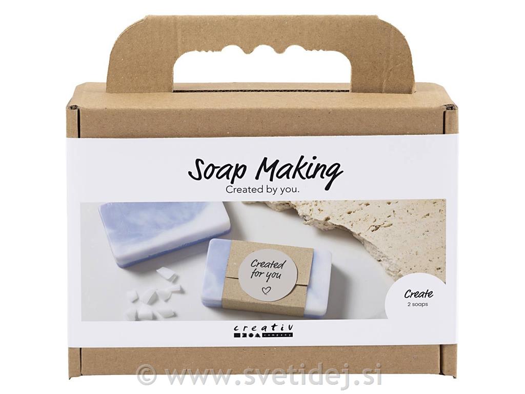 Mini komplet za izdelavo mila, kvadrat,