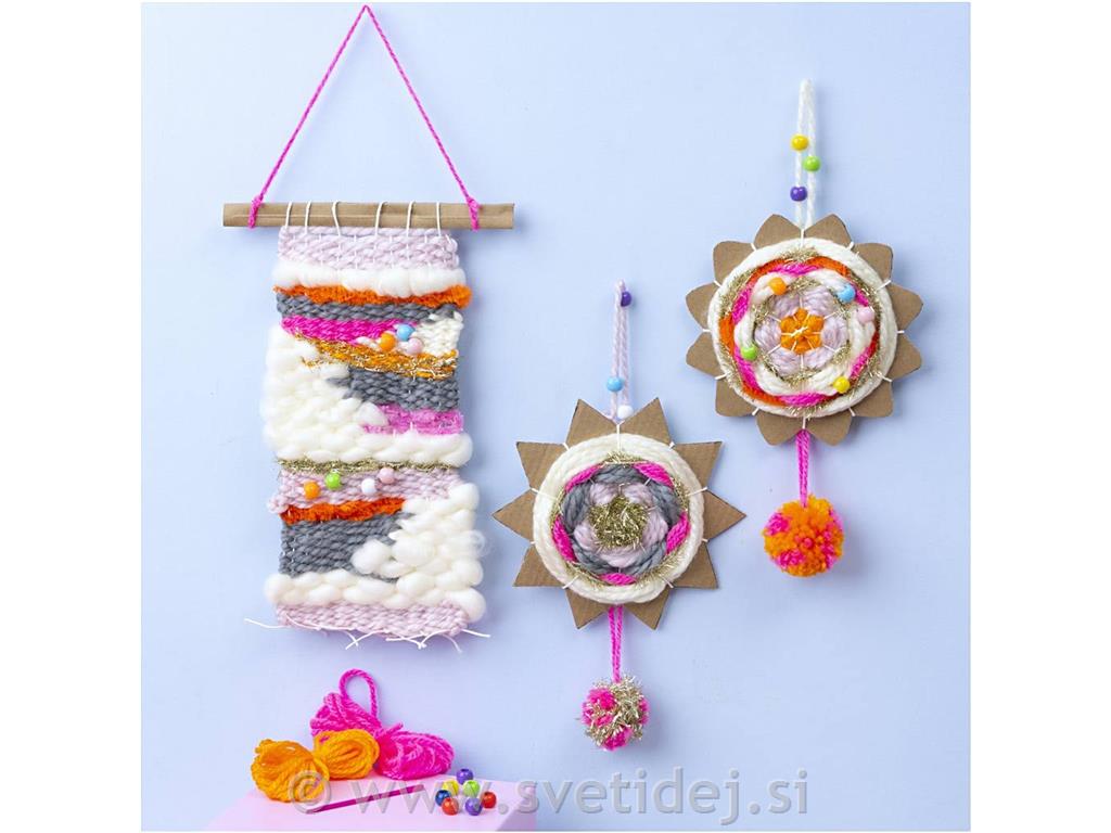 Komplet za ustvarjanje Tkanje