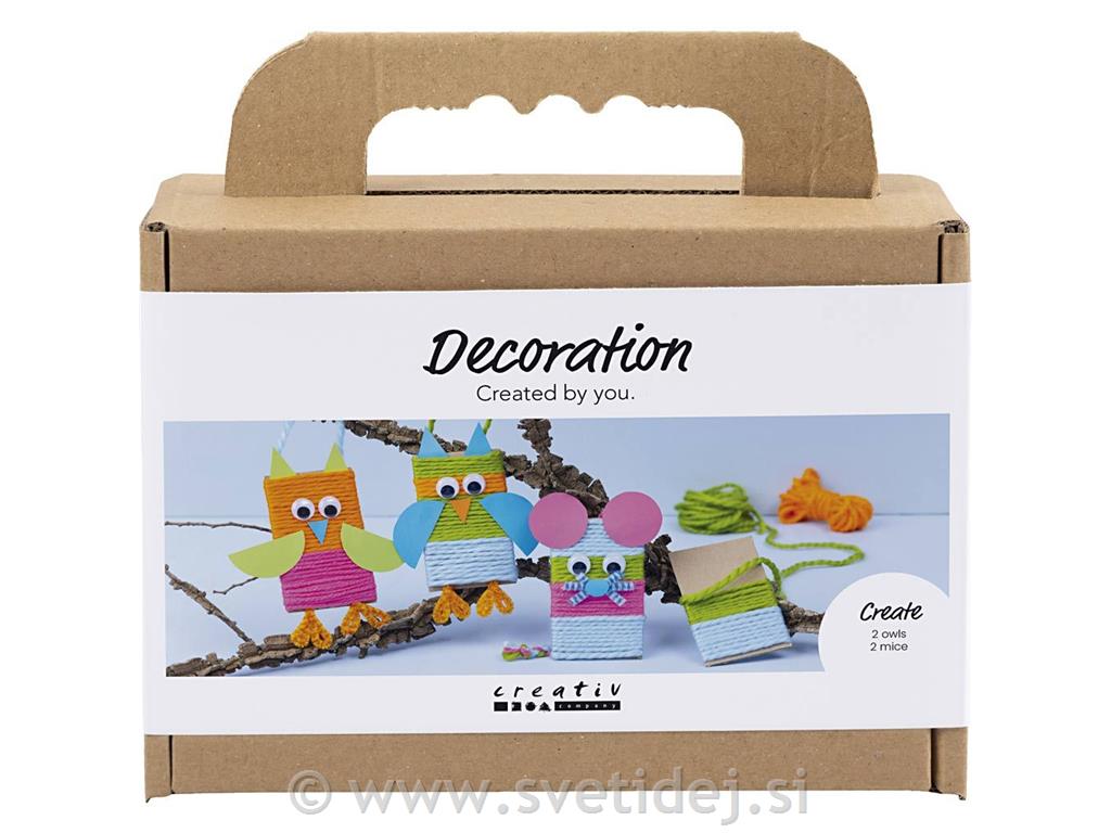 Komplet za mini ustvarjanje z okraski