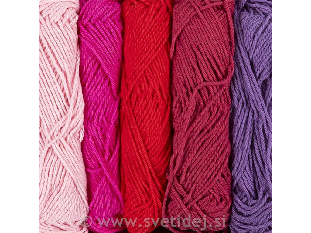 Bombažna preja, pink