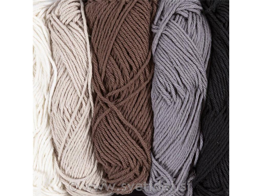 Bombažna preja, rjava