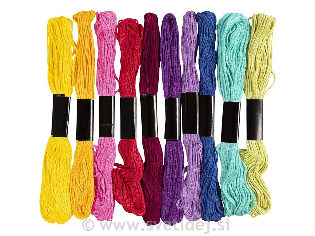 Preja za vezenje, 1 mm, set 10,