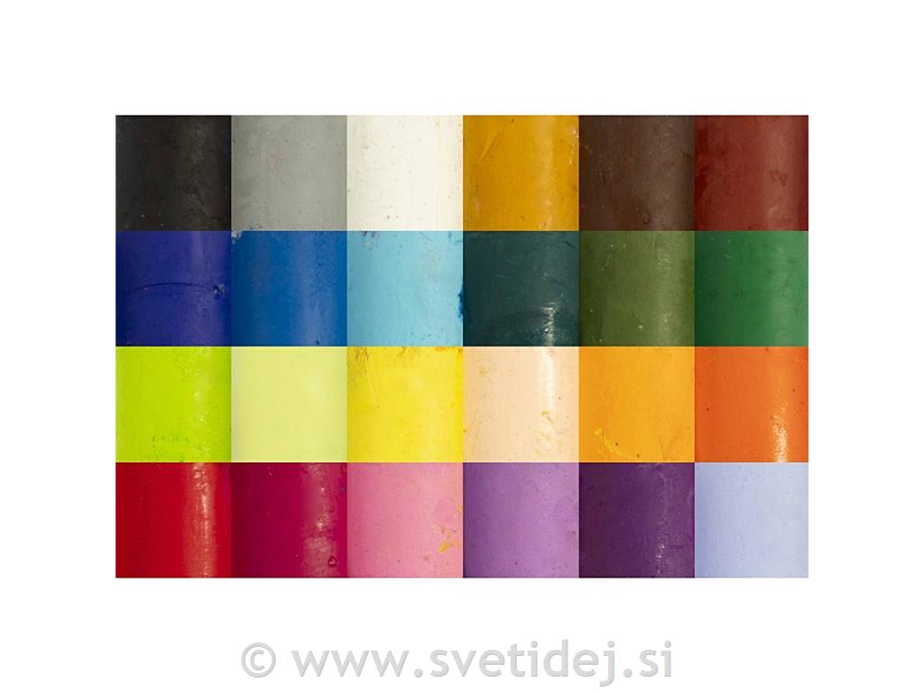 Oljni pasteli, 24 kos