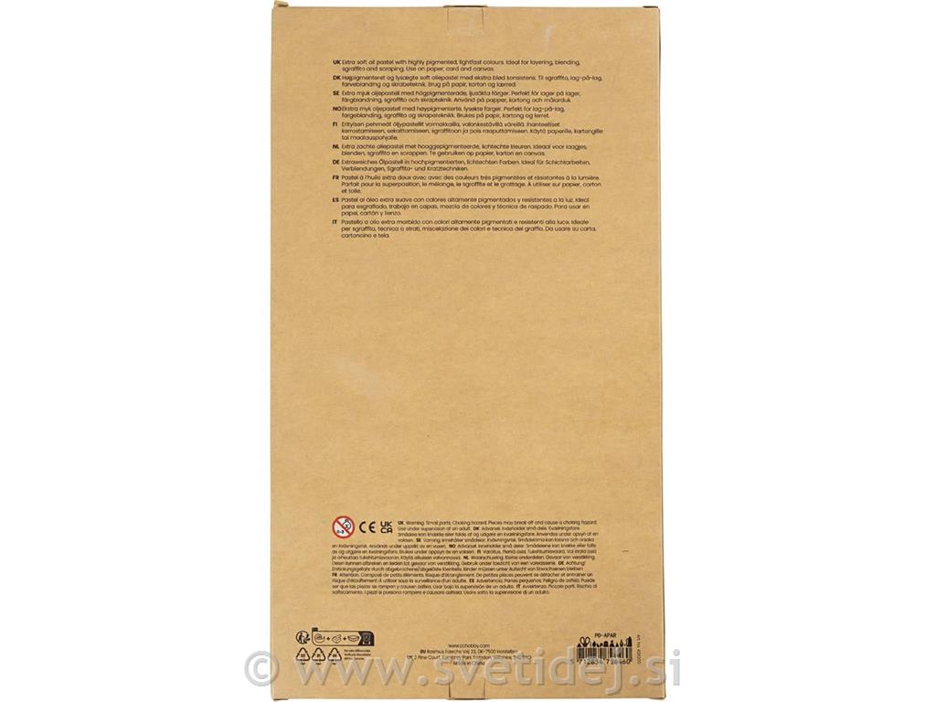 Oljni pasteli, 48 kos