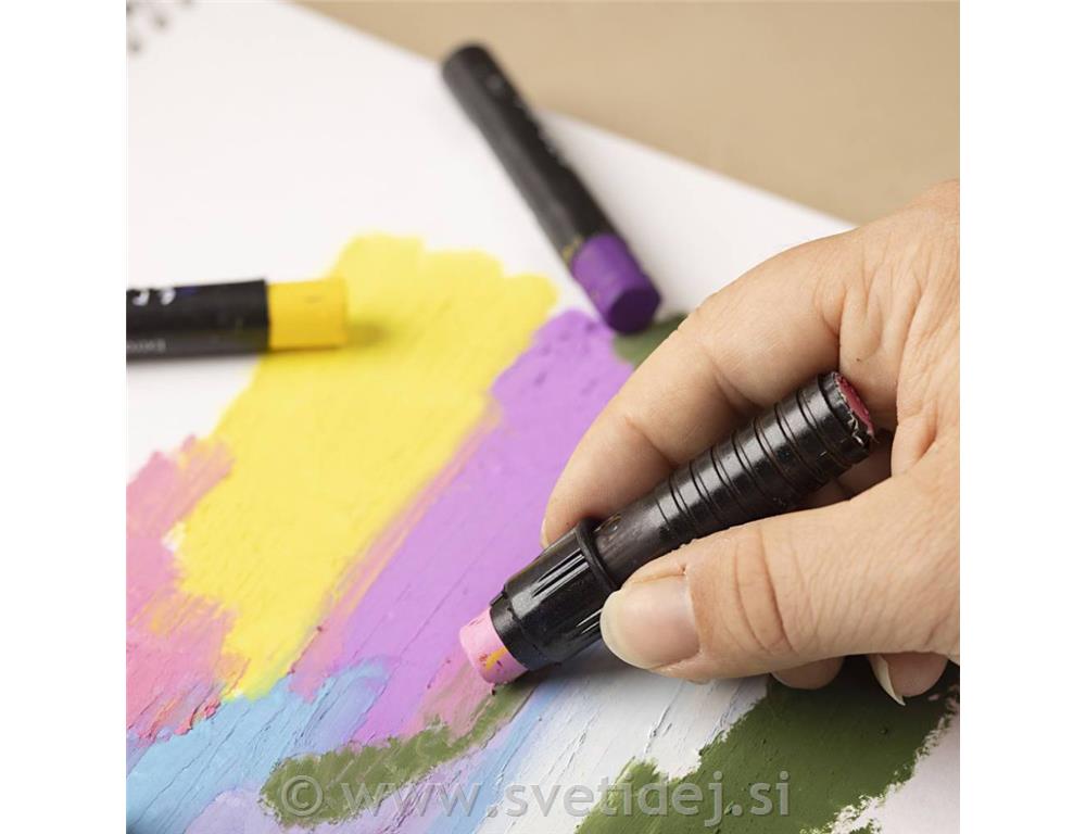 Držalo za oljne pastele