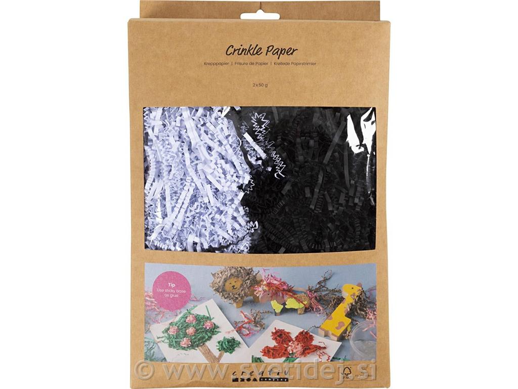 Naguban/zmečkan papir, 2x50g