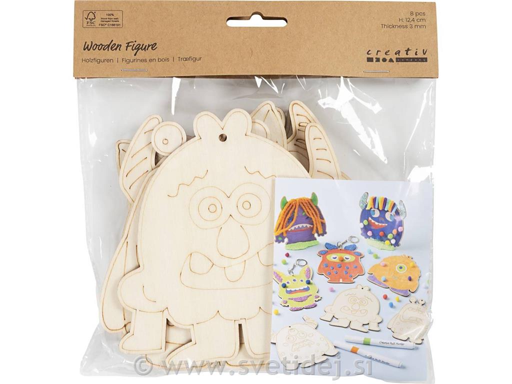 Lesene figure, 8 kos