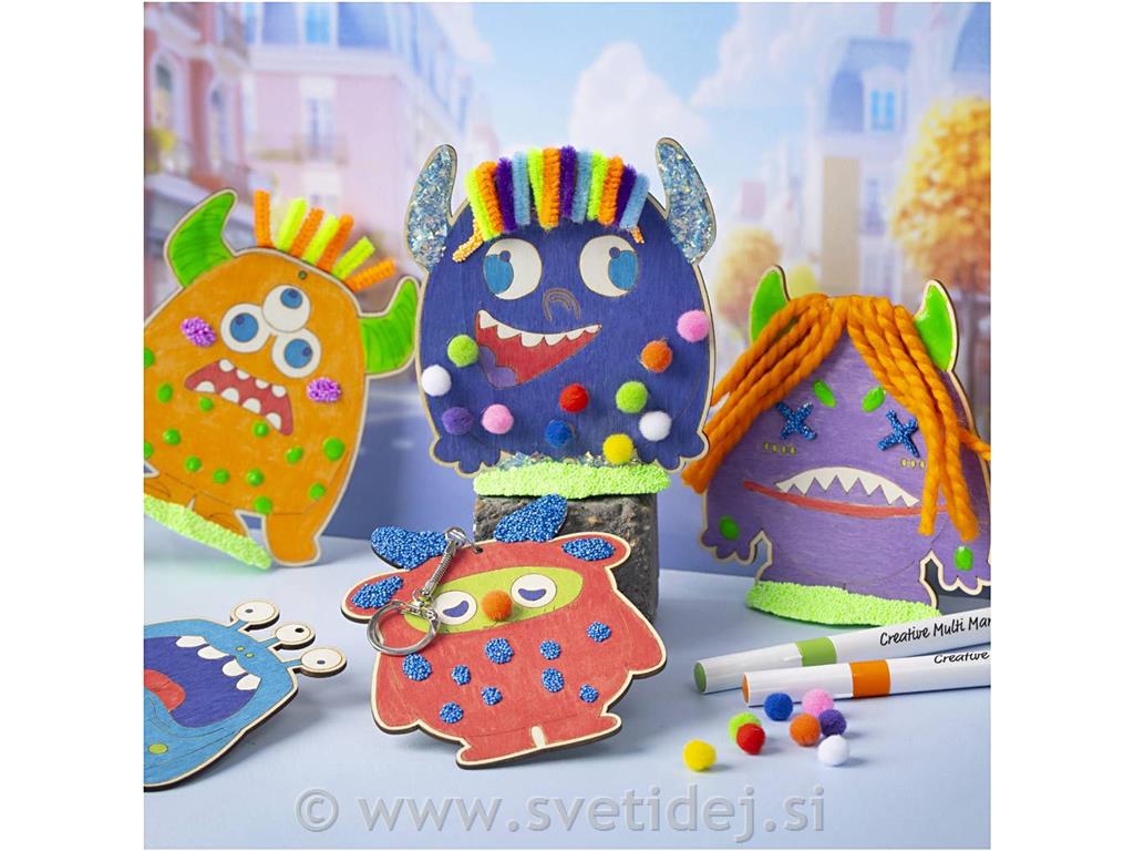 Lesene figure, 8 kos