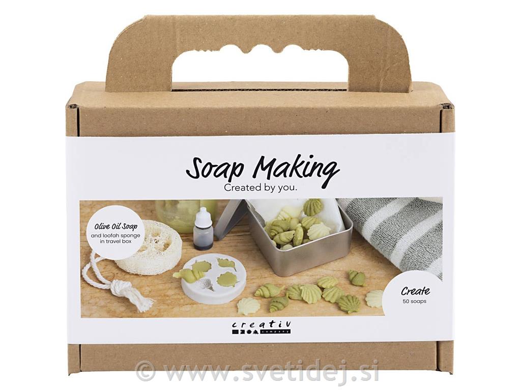 Mini komplet za izdelavo mila, školjke,