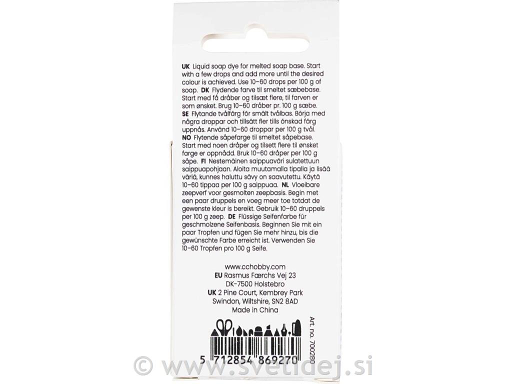 Barva za milo 10ml rumena