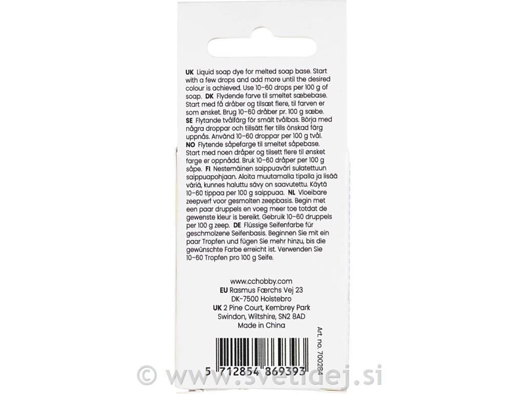 Barva za milo 10ml modra