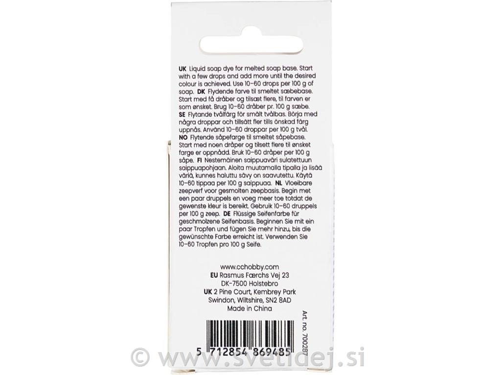 Barva za milo 10ml črna