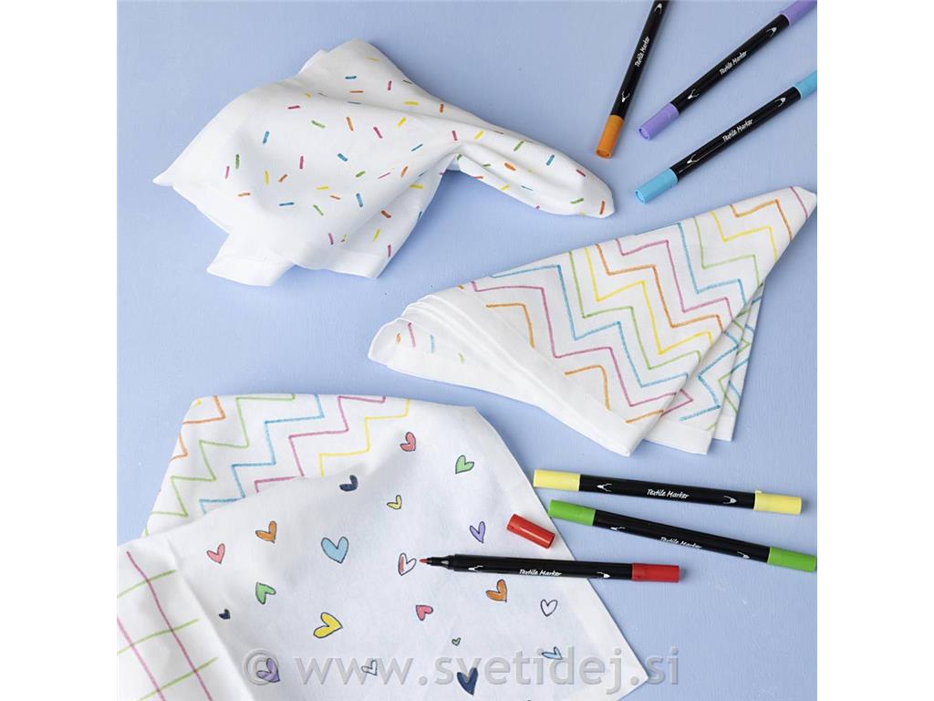 Platneni prtički, 12 kos