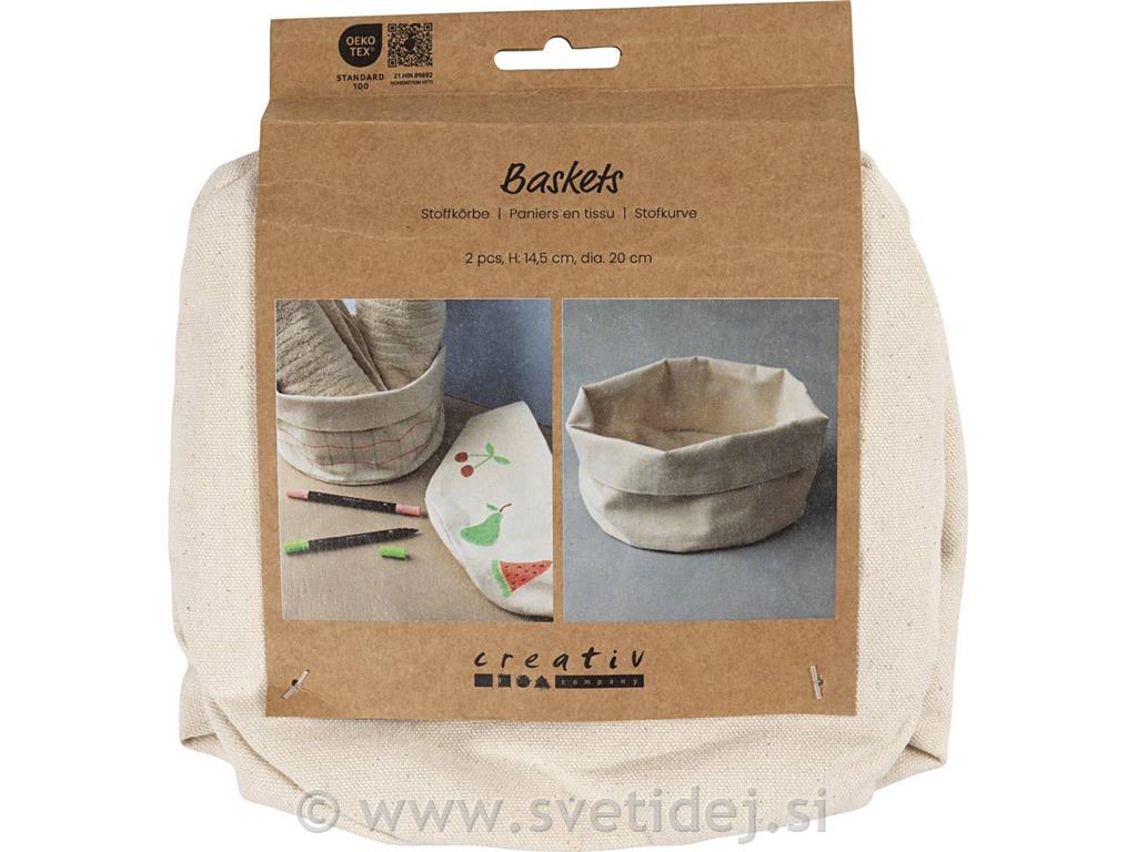 Košara iz blaga, 2 kos