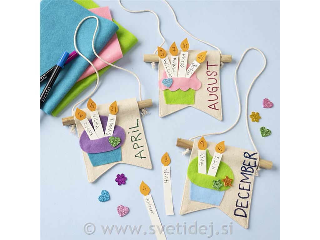 Majhen stenski transparent Oeko-Tex 100