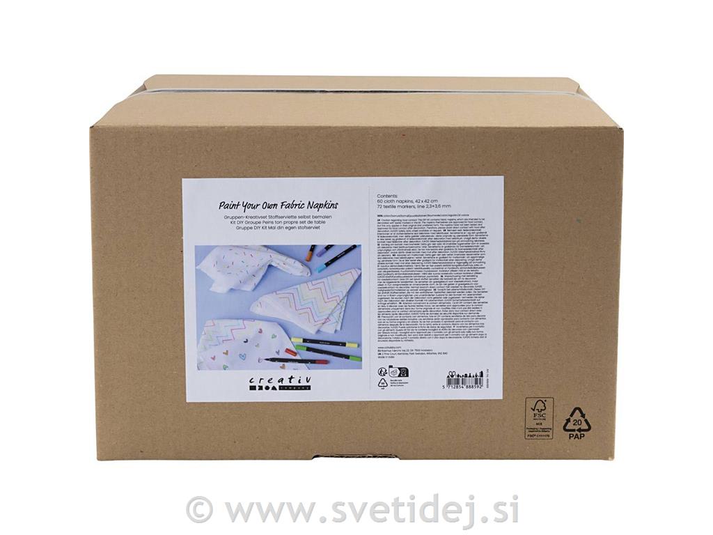 Ustvarjalni komplet - pobarvaj svoje