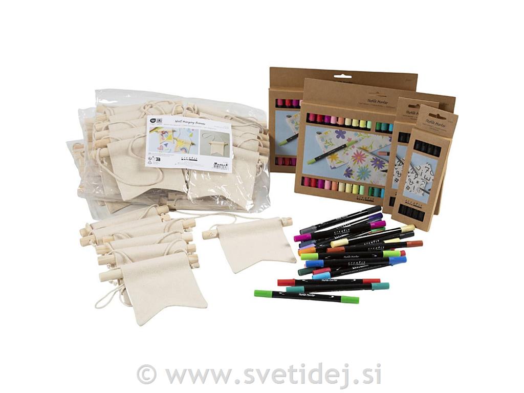 Ustvarjalni komplet - naredi svoj baner