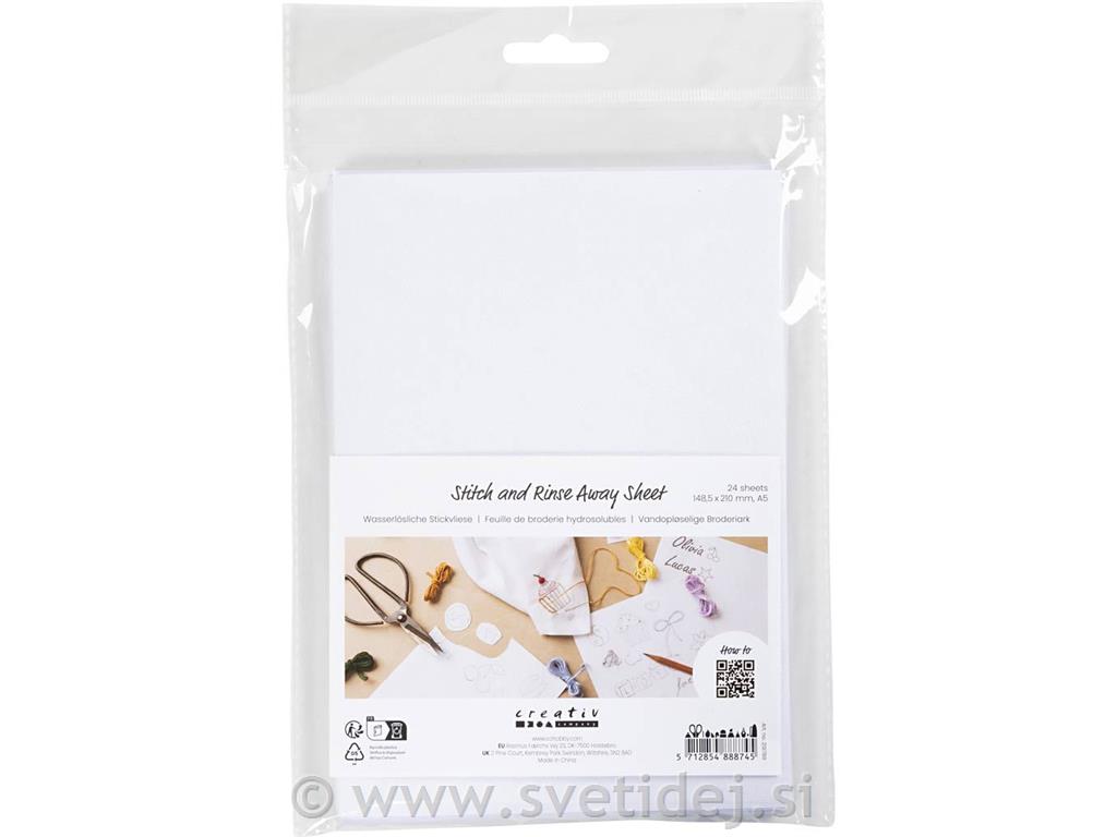 Zašij in speri list, 24 pol