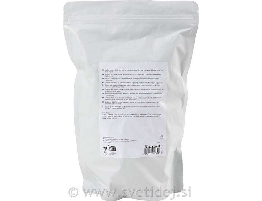 Milna osnova s karitejem, zrnca