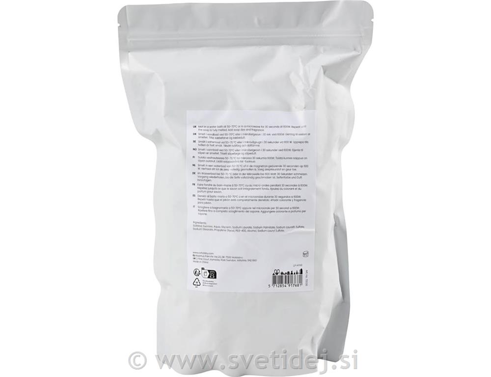 Milna osnova prozorna, zrnca, 1000 g