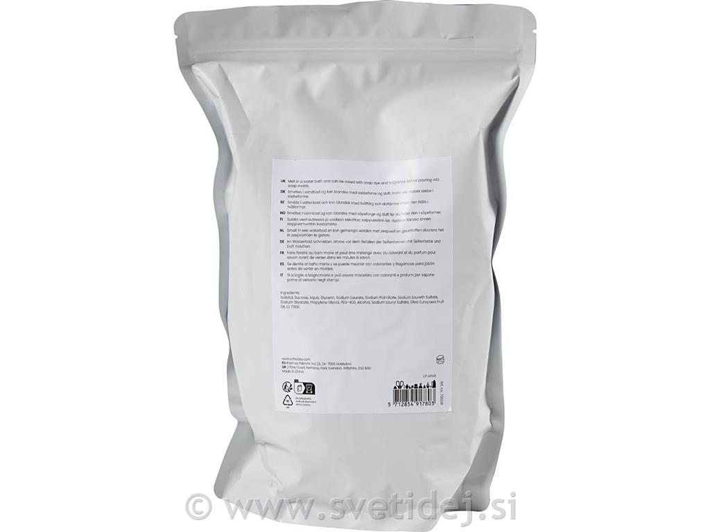 Milna osnova z oljčnim oljem, zrnca,