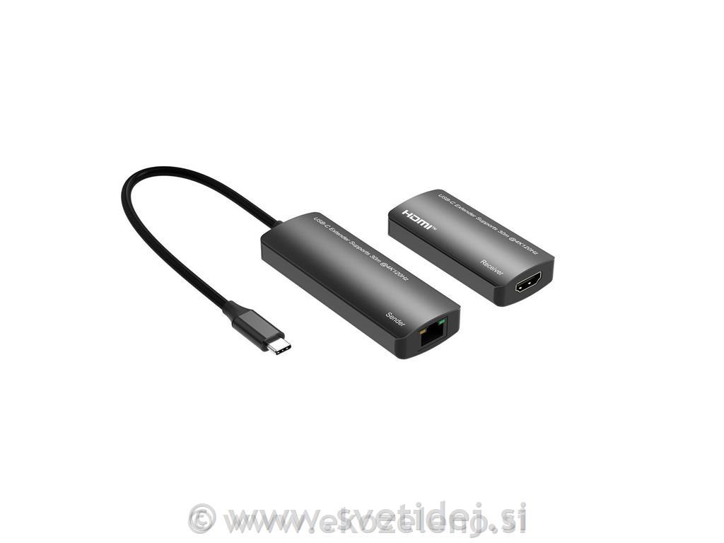 USB-C v HDMI podaljševalnik