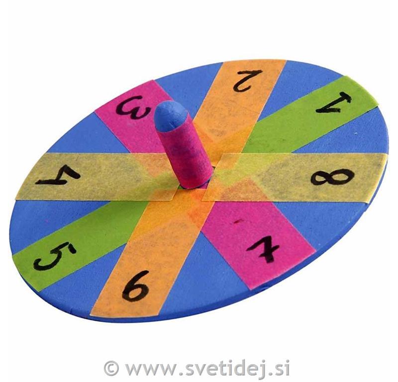 Vrtavka 8 cm, set 3