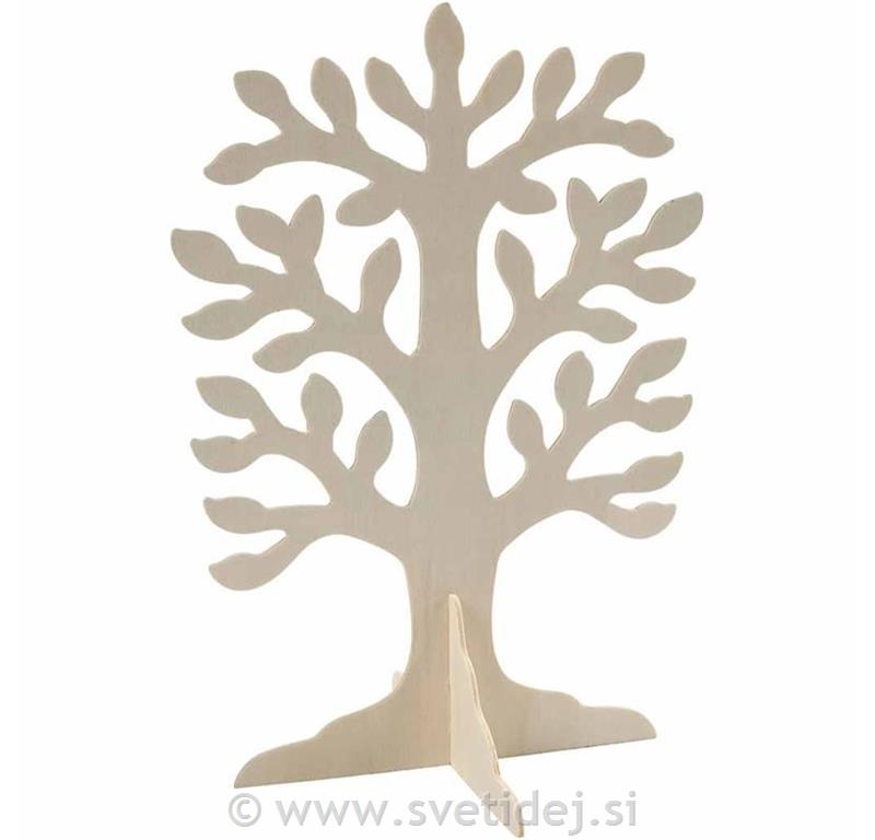 Leseno drevo 21,5 cm, set 10