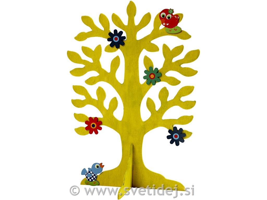 Leseno drevo 30x21,5 cm
