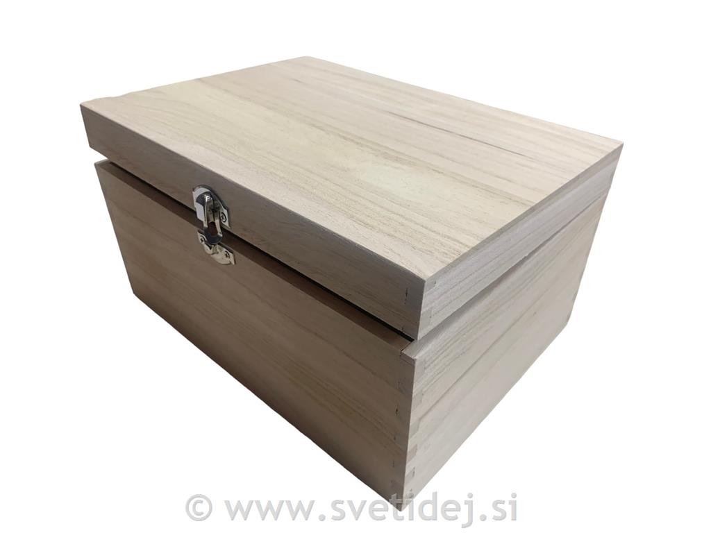 Lesena škatla 20x15x11