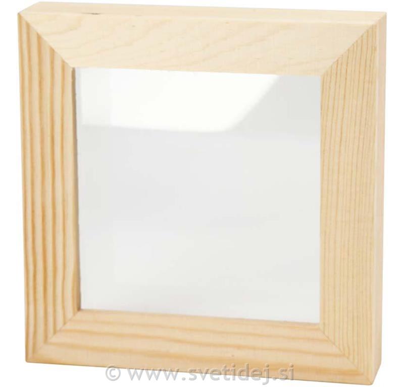 Okvir z dvojnim steklom 12,3x12,3 cm