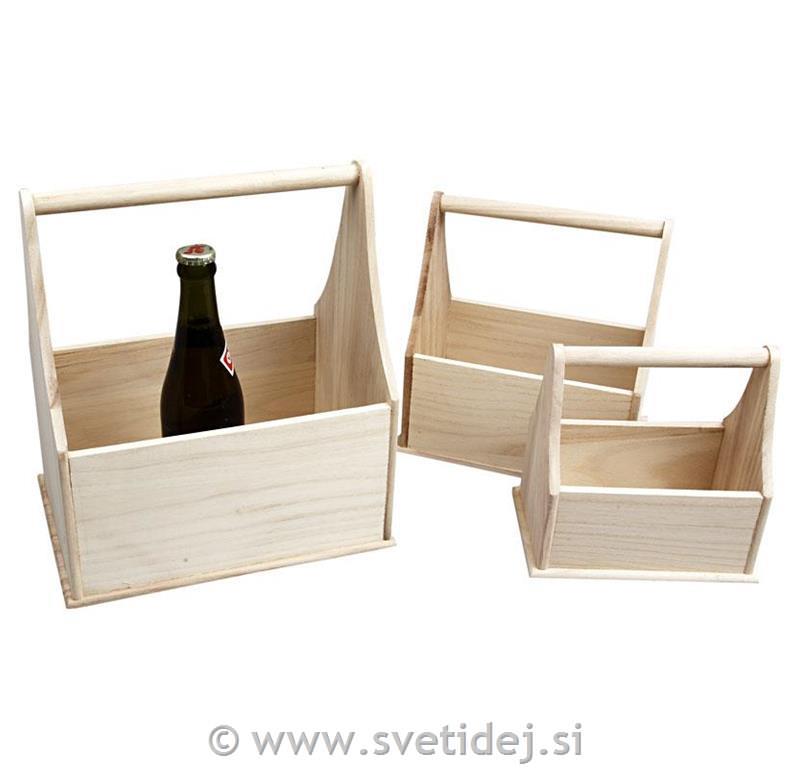 Leseni zabojčki, set 3