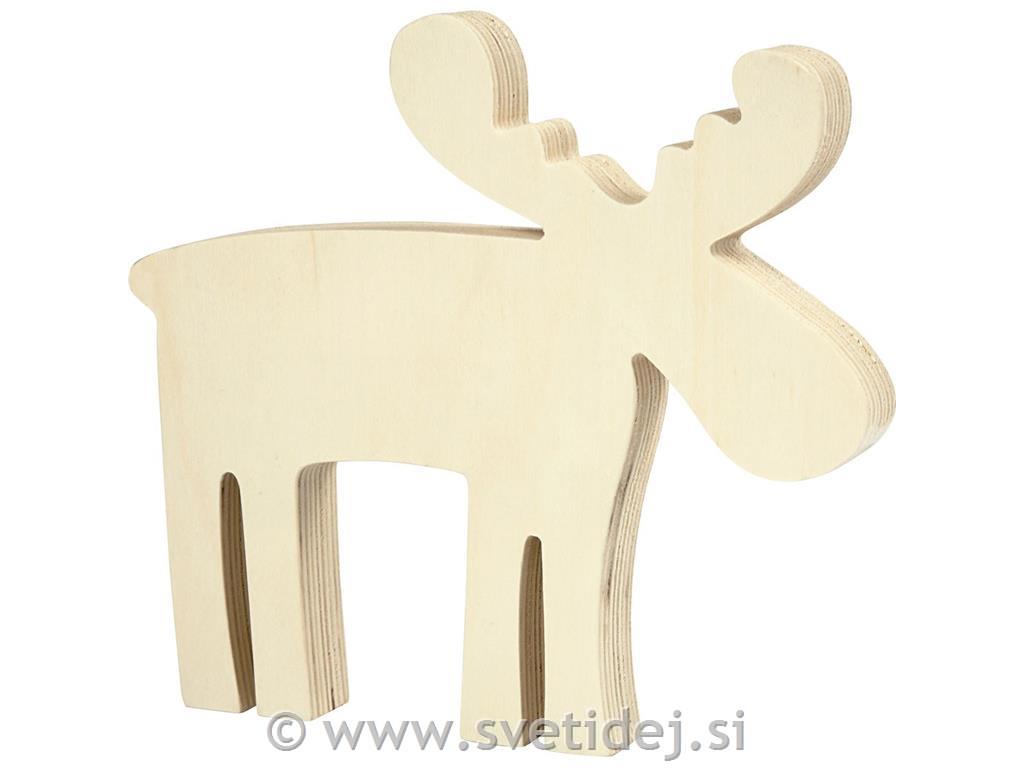 Leseni Rudolf 15x14 cm