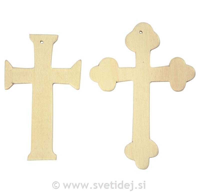 Leseni križi 9x6,5 cm, set 6