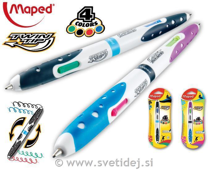 KEMIČNI SVINČNIK MAPED TWIN TIP BLISTER