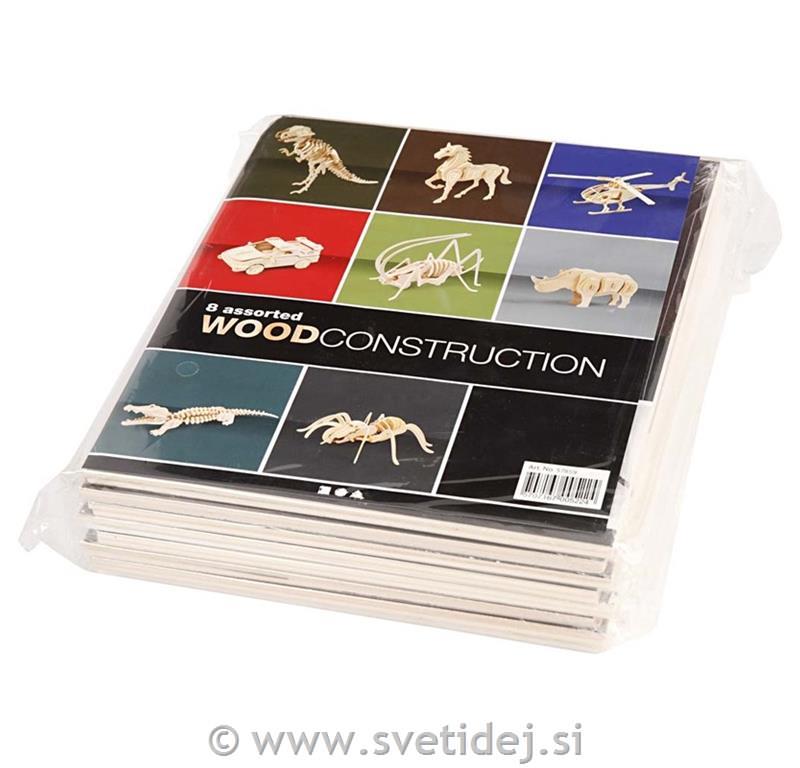 Lesene sestavljanke set 8