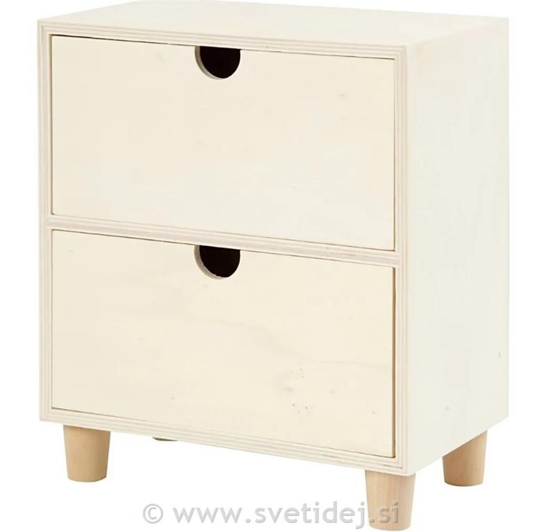 Škatla z 2 predaloma 20x23x11,5 cm